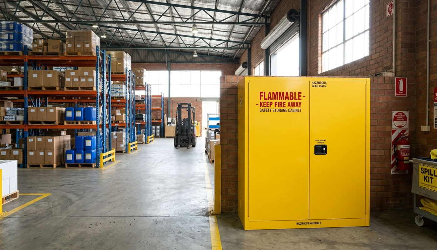 Choisir une armoire pour inflammables adaptée à votre entreprise