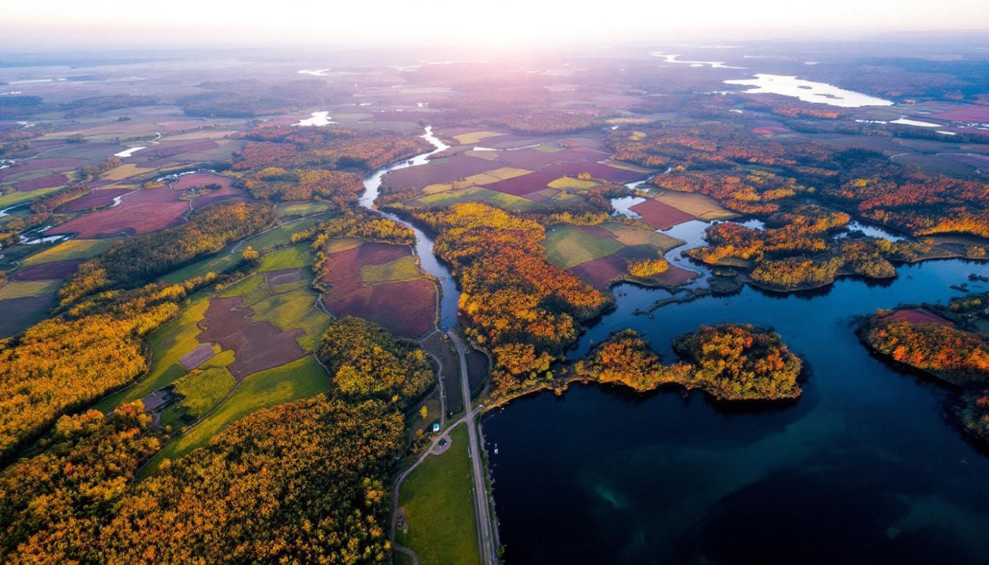 Découvrez les paysages uniques vus du ciel lors d'une chute libre